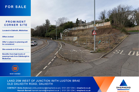 Land for sale, Old Dalkeith Rd Dalkeith EH22 1JU