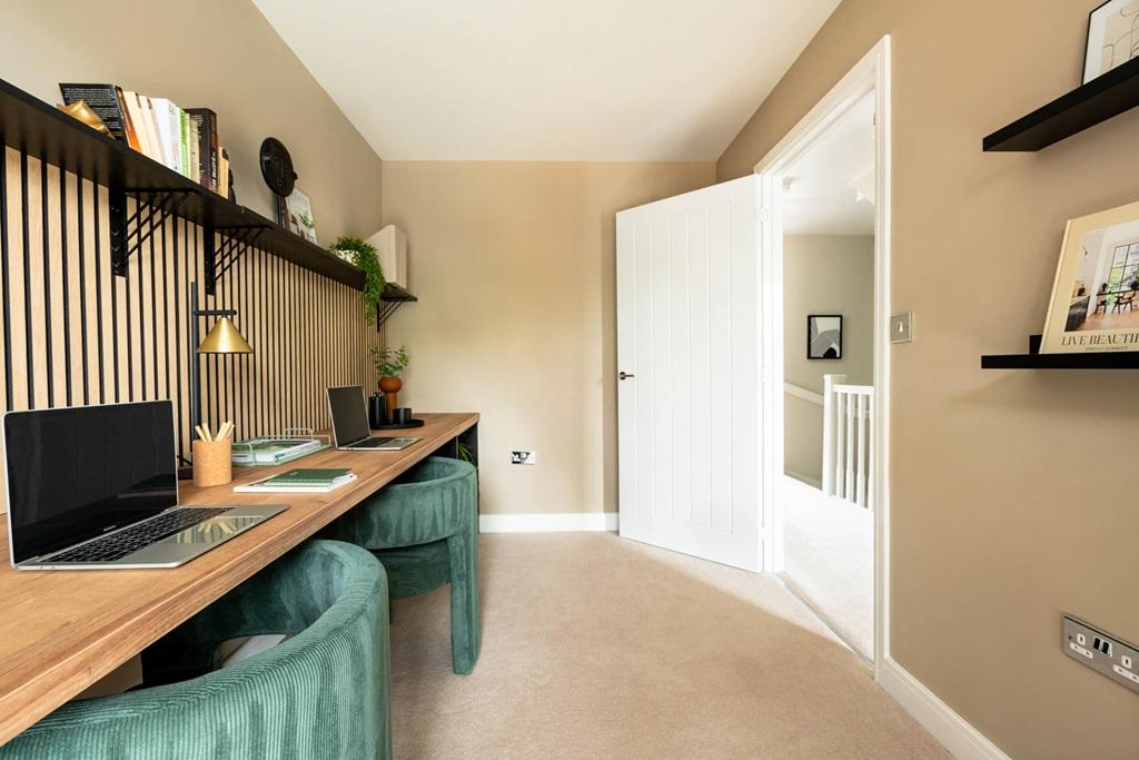 Flexible third bedroom is ideal as a bedroom or...