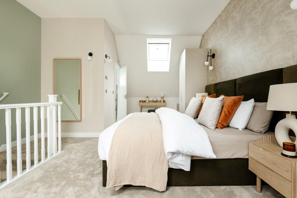 Featuring an open staircase and en-suite shower...