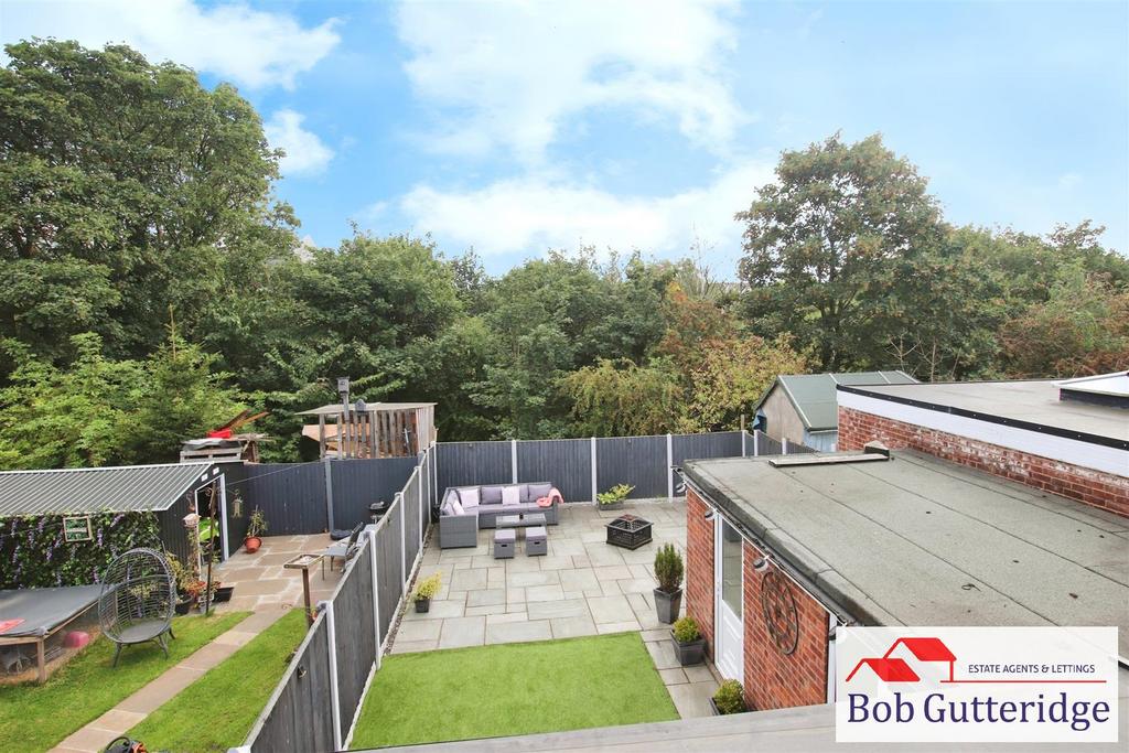 Enclosed landscaped rear garden
