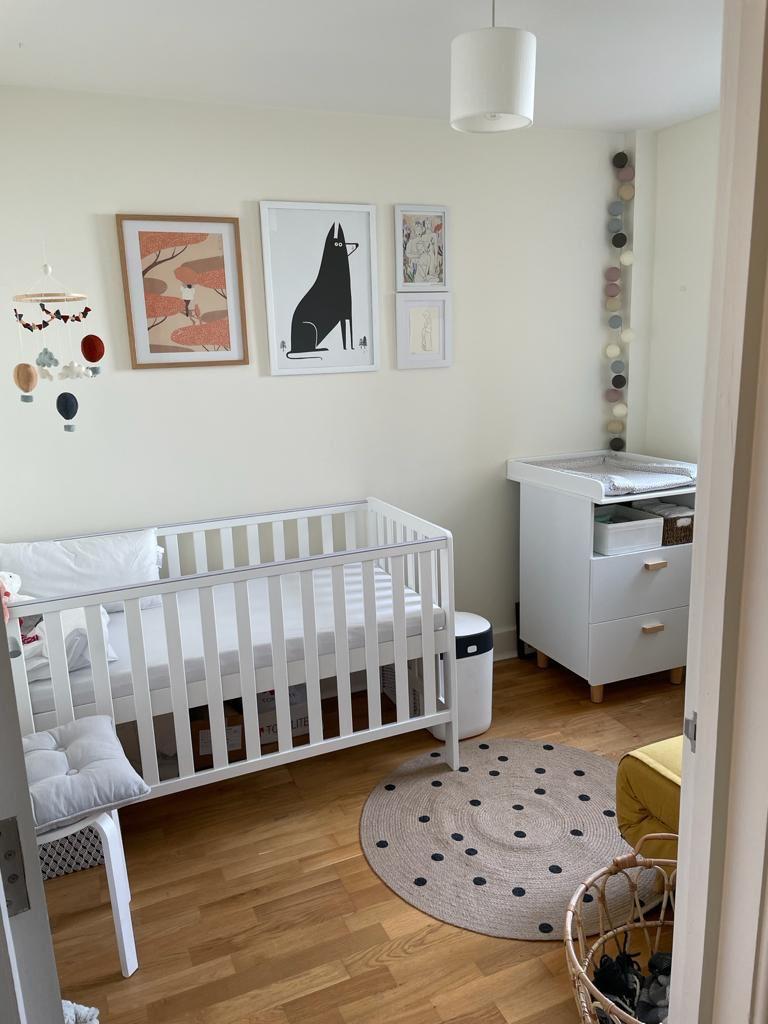 Bedroom 2 (Nursery Set up)