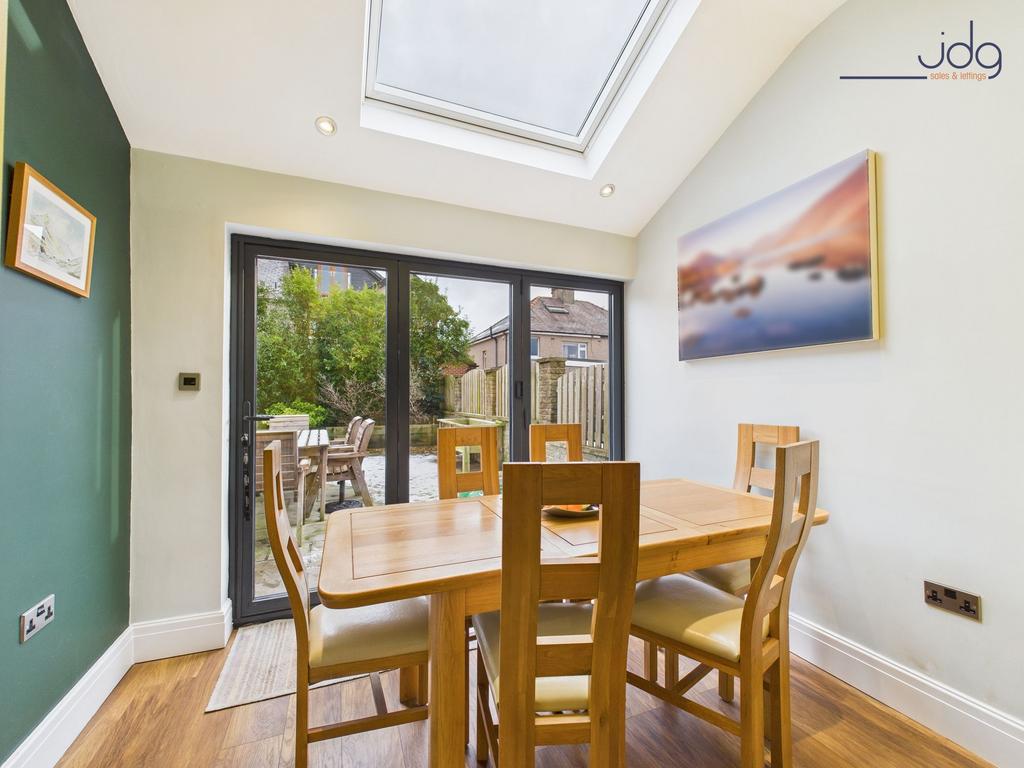 Open Plan Kitchen Diner with skylight and...