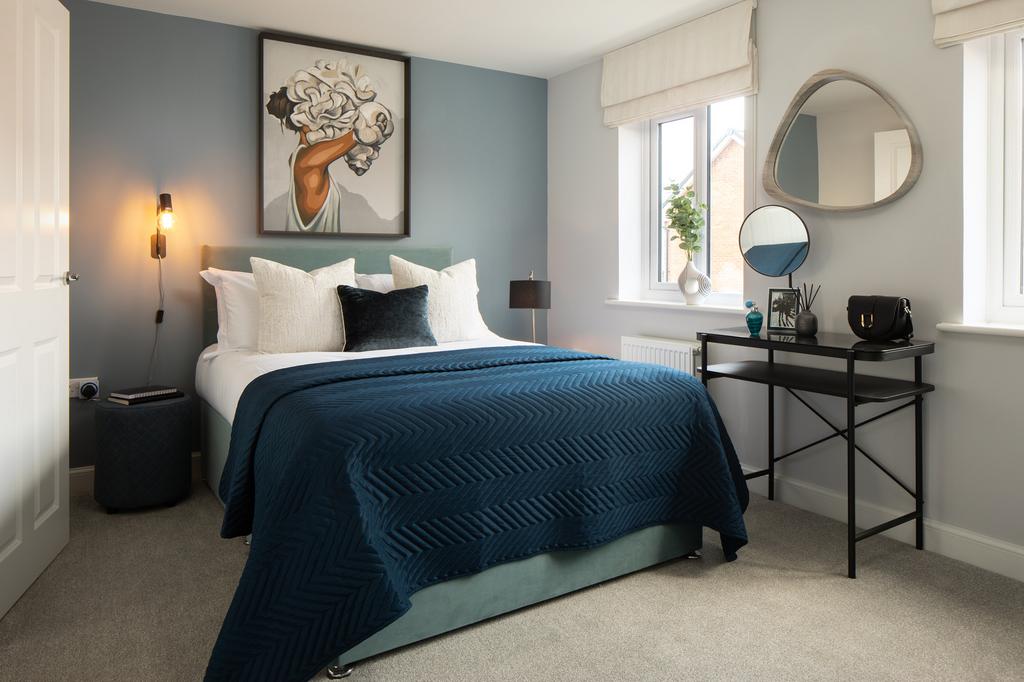 Norbury show home bedroom