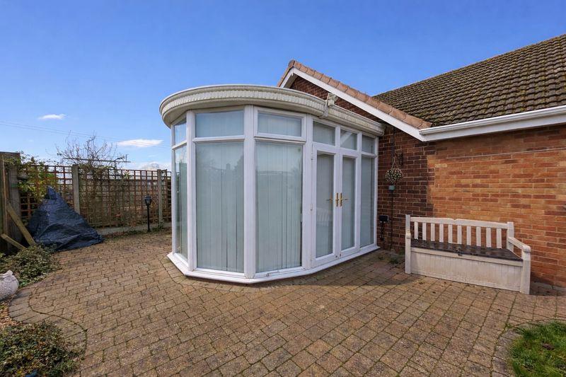 Rear patio