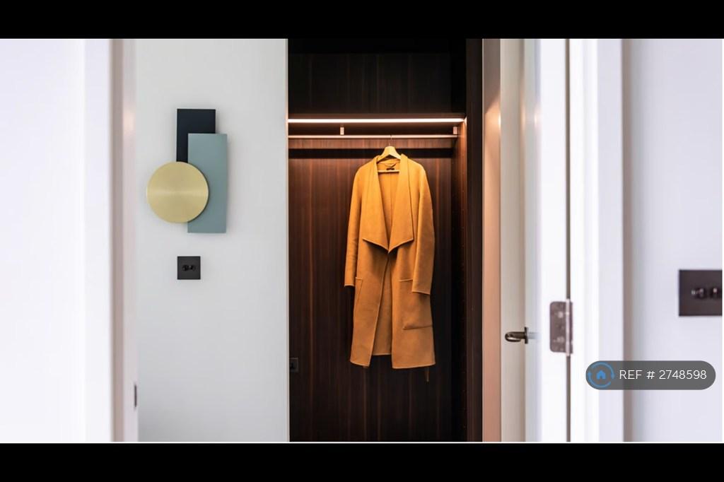 Walk In Closet With Lighting And Elections