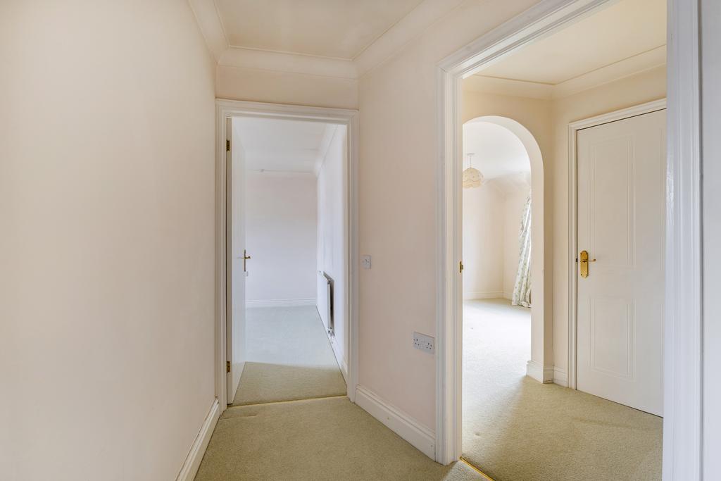 Hallway leading to second bedroom