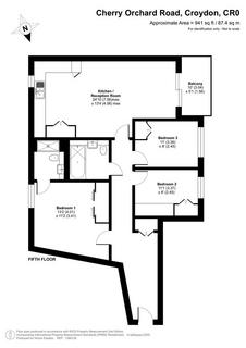 3 bedroom apartment to rent, Rainier Apartments, Croydon CR0