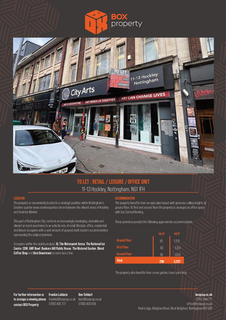 Retail property (high street) to rent, 11-13 Hockley Nottingham NG1 1FH