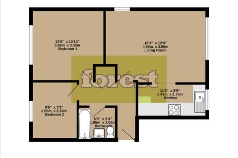 2 bedroom flat for sale, Redford Close, Feltham, Middlesex, TW13