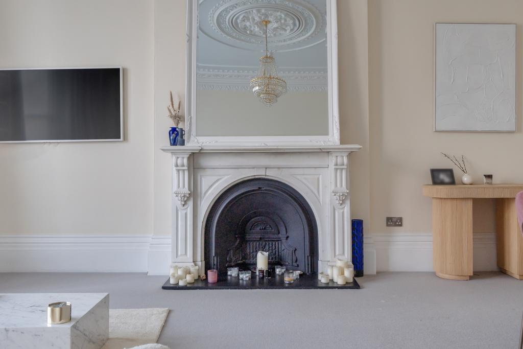 Feature fireplace
