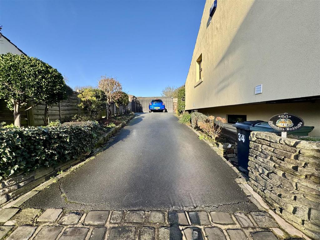 Driveway and garage