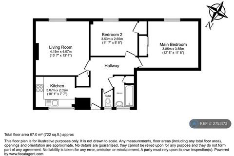2 bedroom flat to rent, Princeton Street, London, WC1R