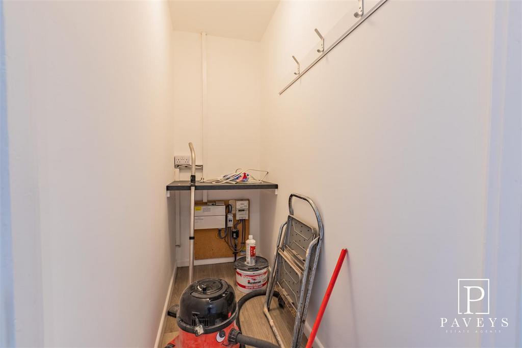 Walk in storage cupboard
