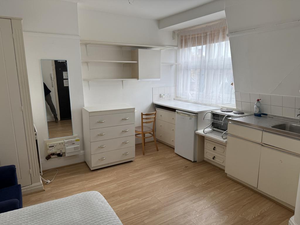 Large room with its own kitchen and shared bathro