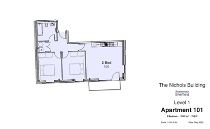 2 bed - 101