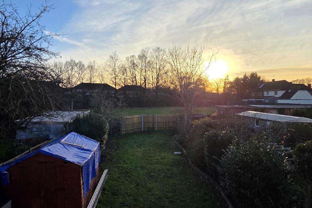 Rear aspect from bedroom two