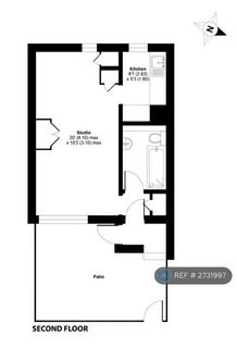 Studio to rent, Goodyer House, London, SW1V