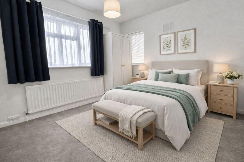 Staged Bedroom