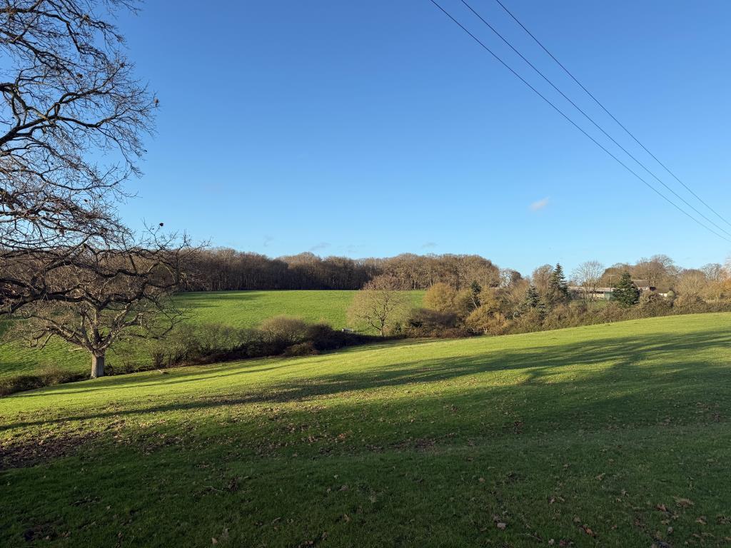 View over fields
