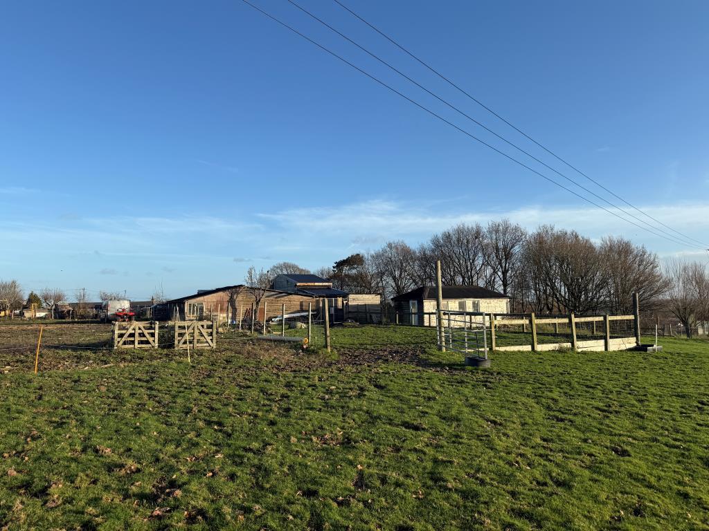 External view of outbuildings