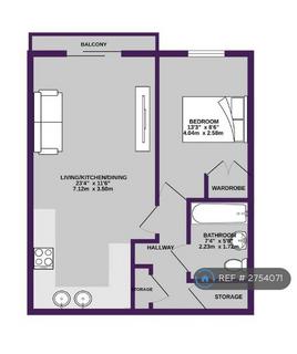 1 bedroom flat to rent, Manchester, Manchester, M1