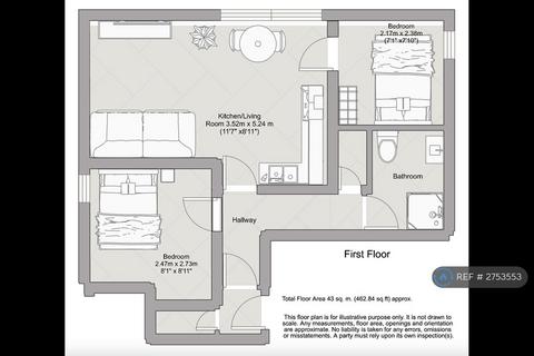 2 bedroom flat to rent, Rutherford House, Teddington, TW11