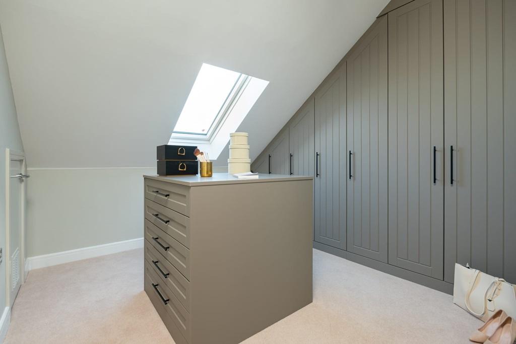 A dedicated space for a dressing area