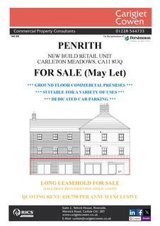 Retail property (high street) to rent, Carleton Mdws Penrith CA11 8FD