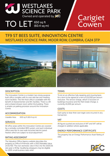 Office to rent, Moor Row Moor Row CA24 3TP