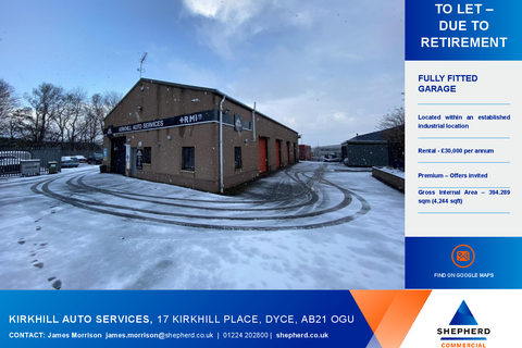 Garage to rent, Kirkhill Pl Dyce AB21 0GU
