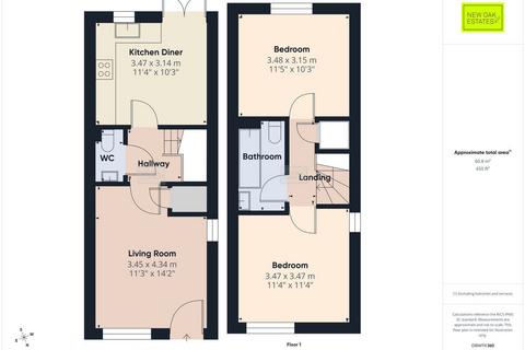 2 bedroom end of terrace house for sale, Alfreton DE55