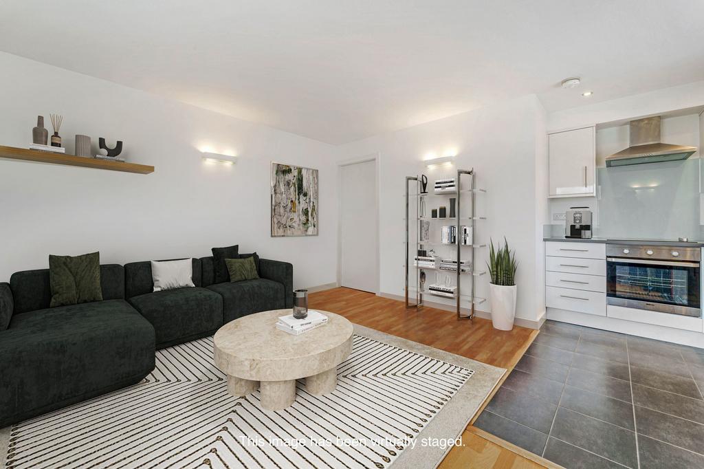 Open plan kitchen/lounge