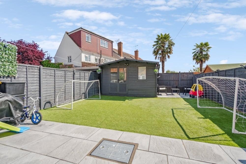 Rear garden