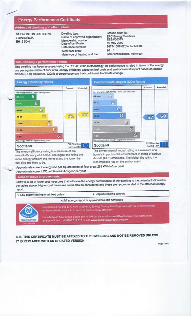 EPC Certificate