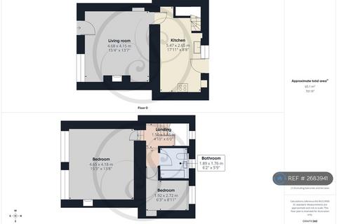 2 bedroom terraced house to rent, The Avenue, Harewood, Leeds, LS17