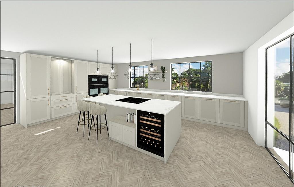 Plot 7 kitchen CGI