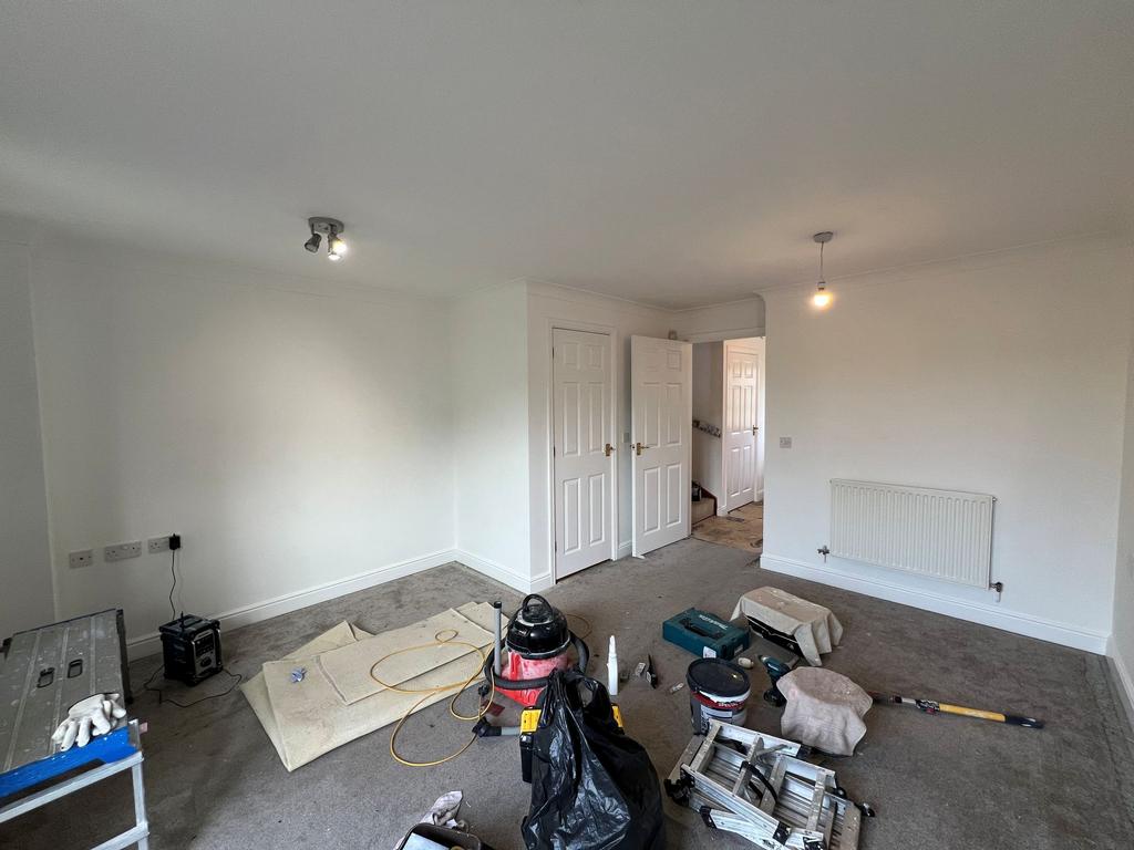 Lounge/diner - being decorated