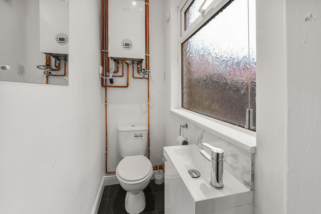 Down stairs toilet