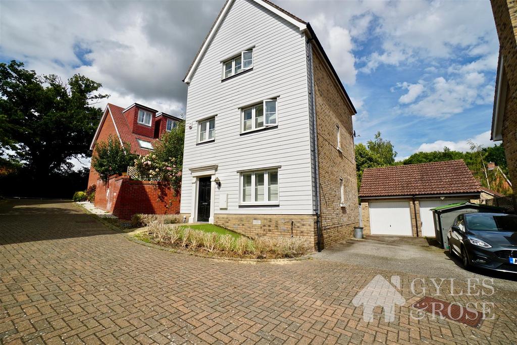 Front of house and drive