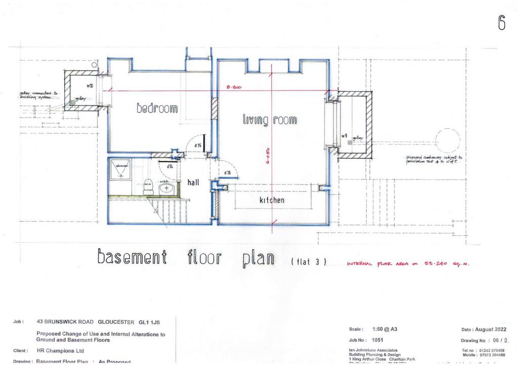23 00451 LBC-Basement Floor Plan  flat 3 -466533 -