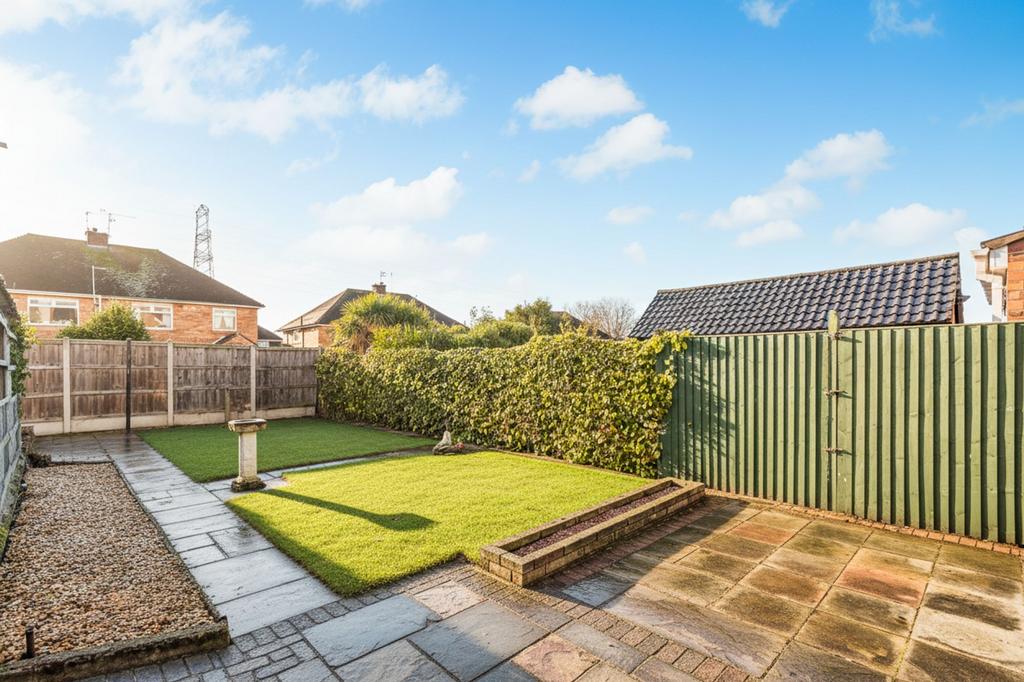 Rear garden
