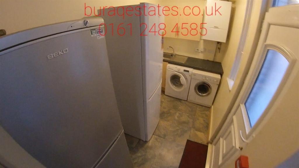 Compact kitchenette/utility area with integrate...