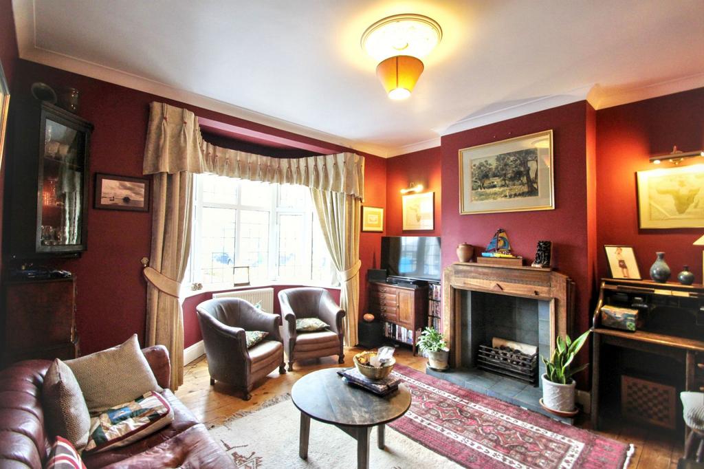Living room, fireplace