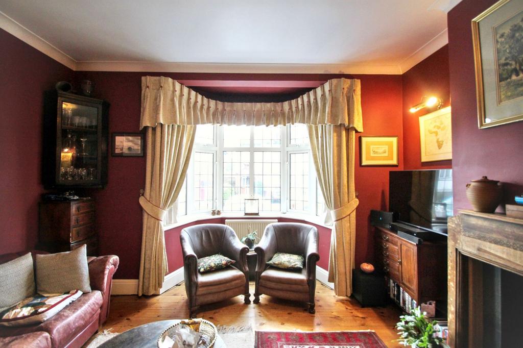 Living room, fireplace