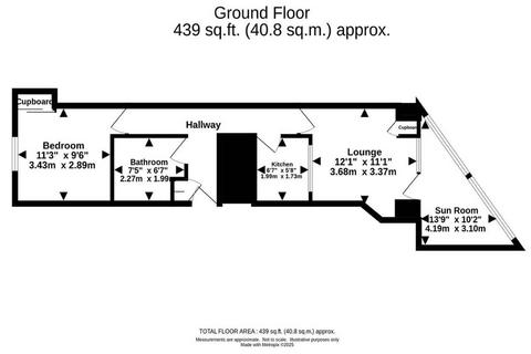 1 bedroom flat for sale, George Street, Flat 2, Stranraer DG9