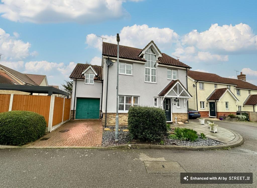Front with garage