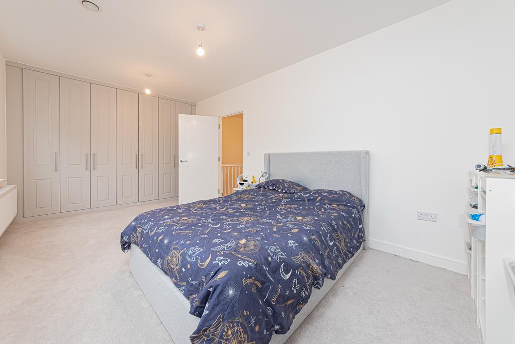 Bedroom 2 with fitted wardrobes
