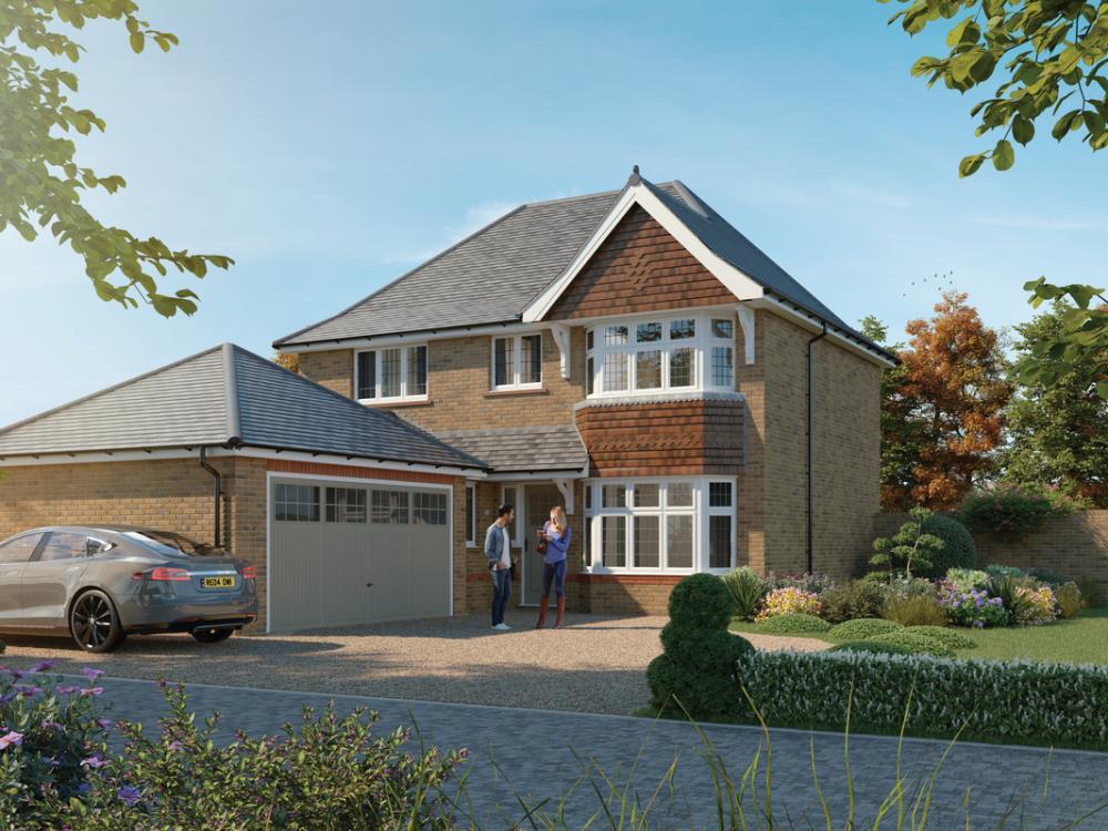 CGI external with brick of the Canterbury, a 4...