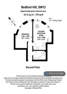 1 bedroom flat to rent, Bedford Hill, London, SW12
