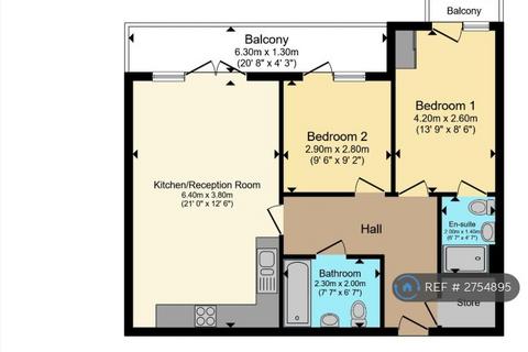 2 bedroom flat to rent, Katie Court, London, E16